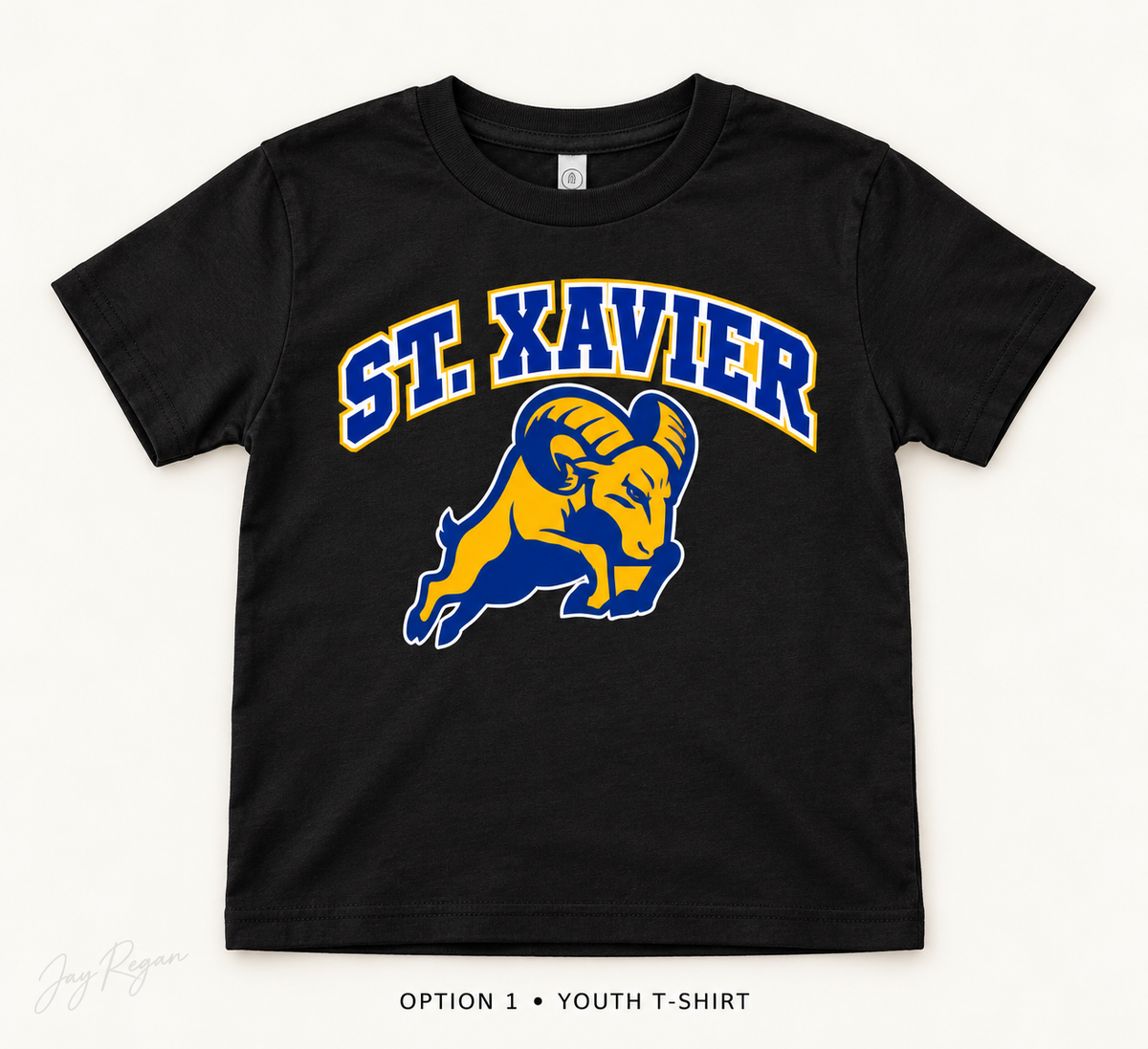 St. Xavier Arch T-Shirt — Youth Black