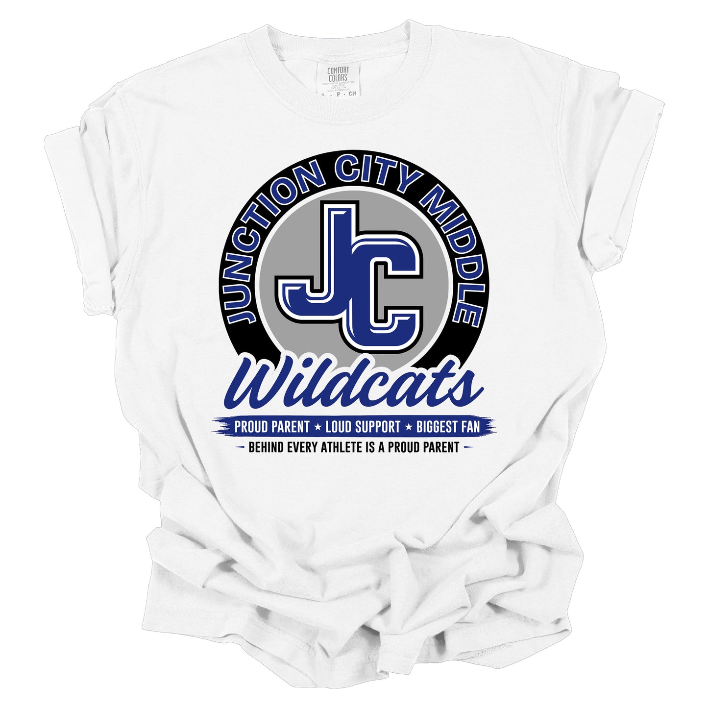 JC Wildcats Proud Parent — T-Shirt (JCMS Fundraiser)
