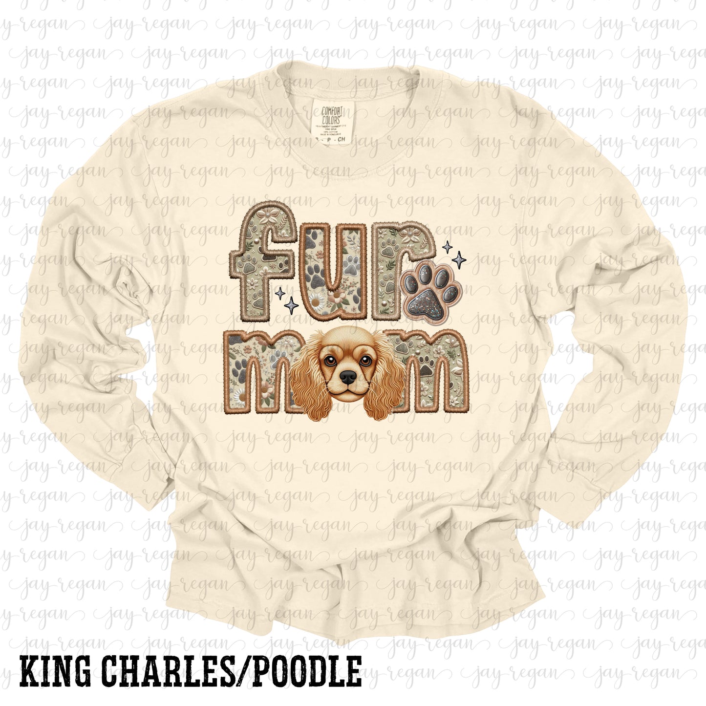 Fur Mom - King Charles/Poodle