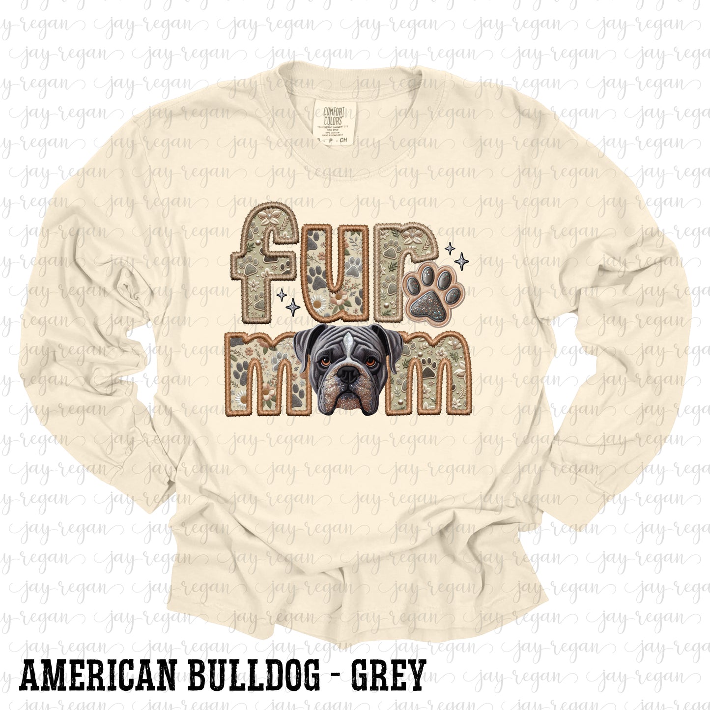 Fur Mom - American Bulldog