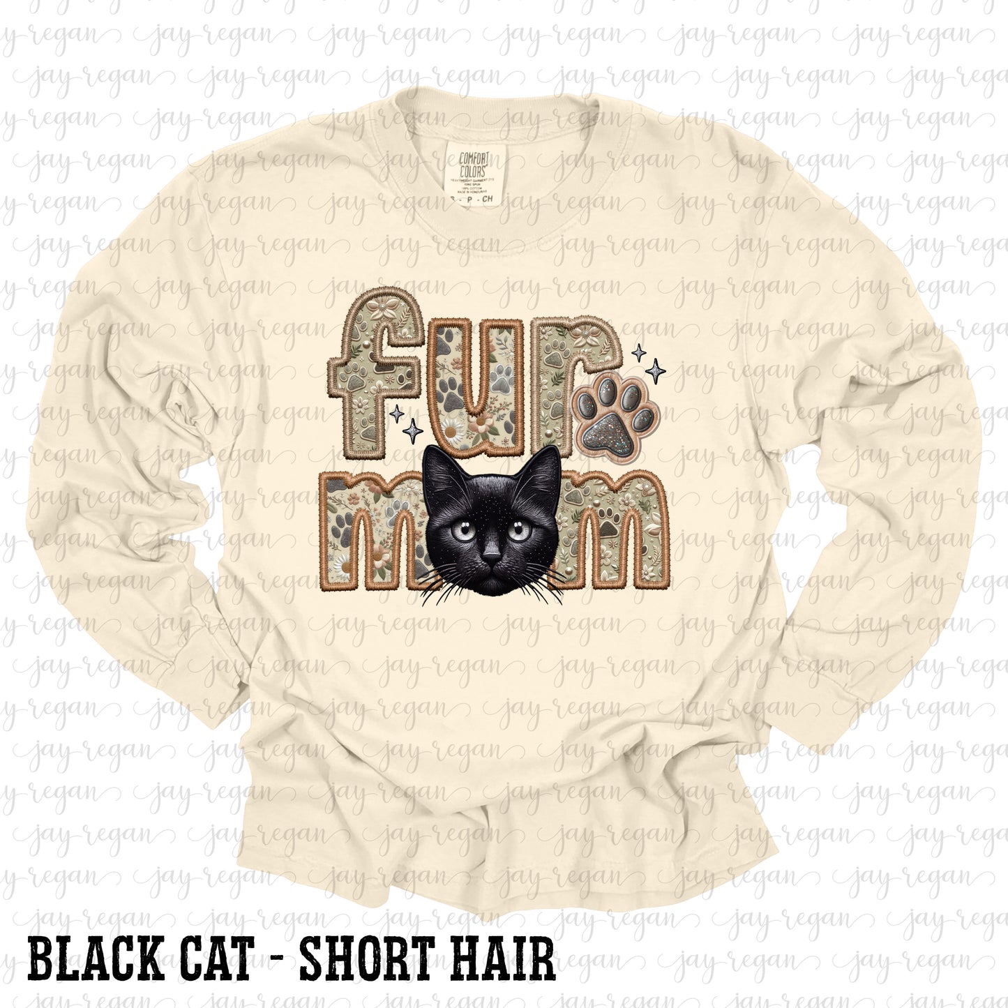 Fur Mom - Black Cat