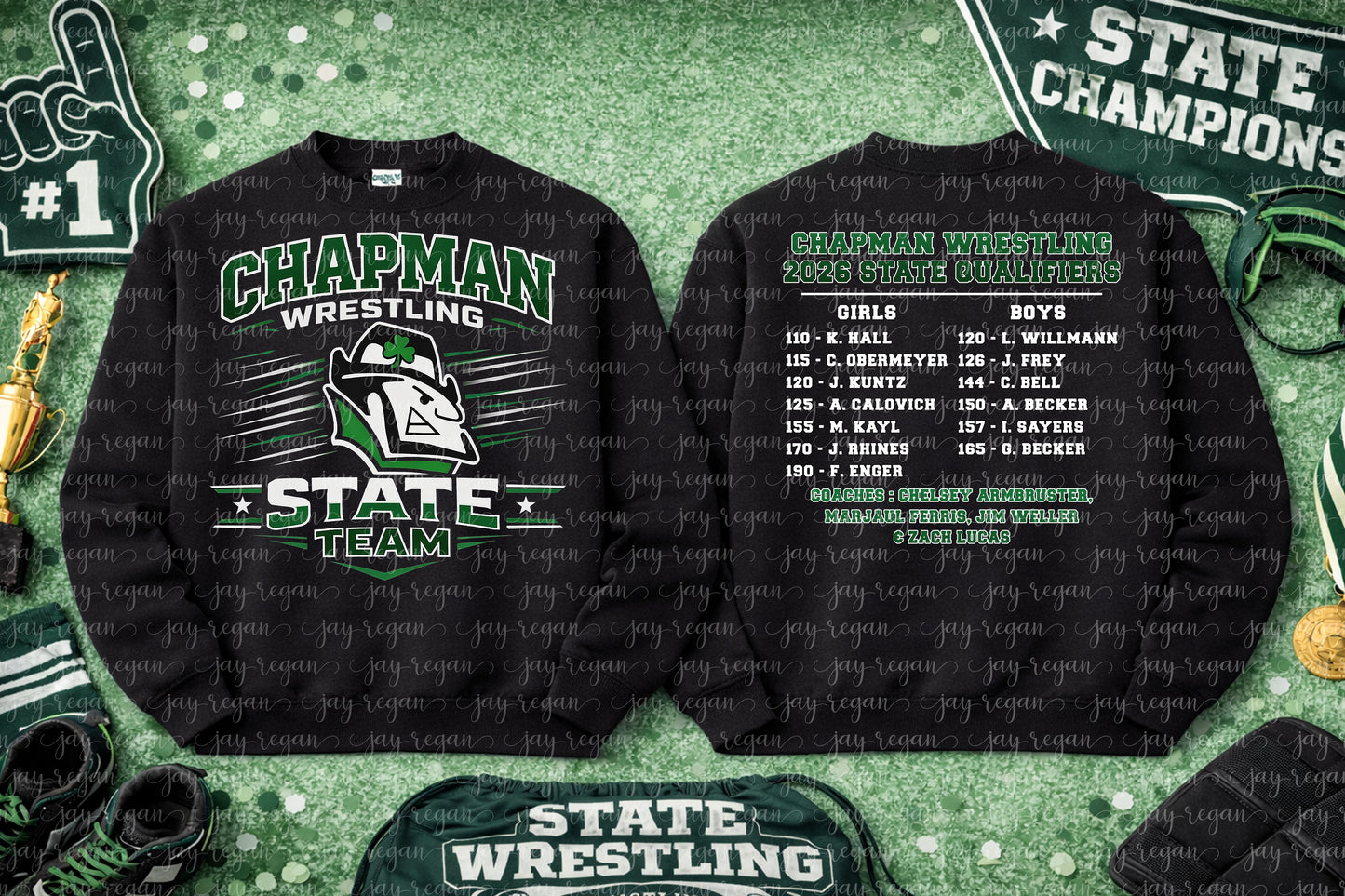 YOUTH Chapman State Team CREWNECK