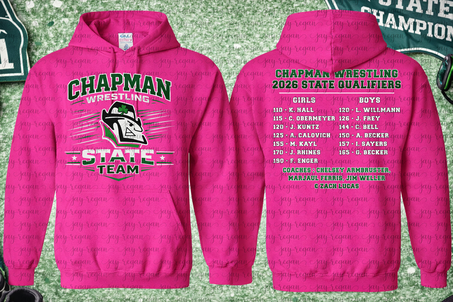ADULT Chapman State Team HOODIE