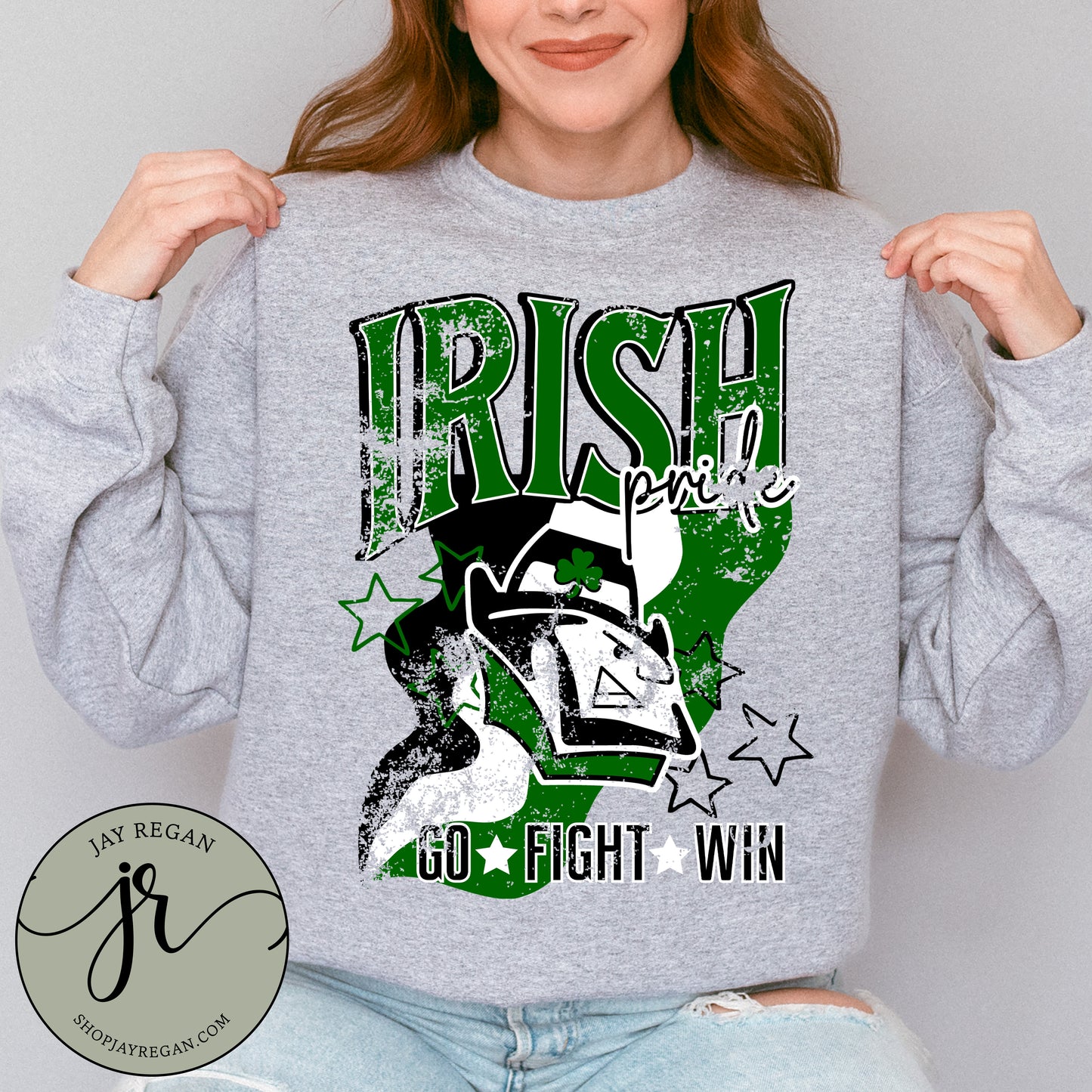 GILDAN Go. Fight. Win. Crewneck