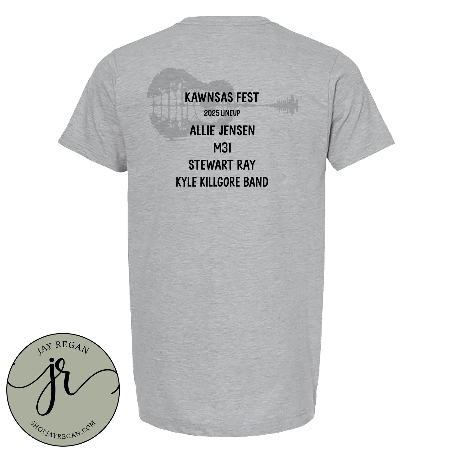 Kawnsas Fest 2025 - Heather Grey Tee