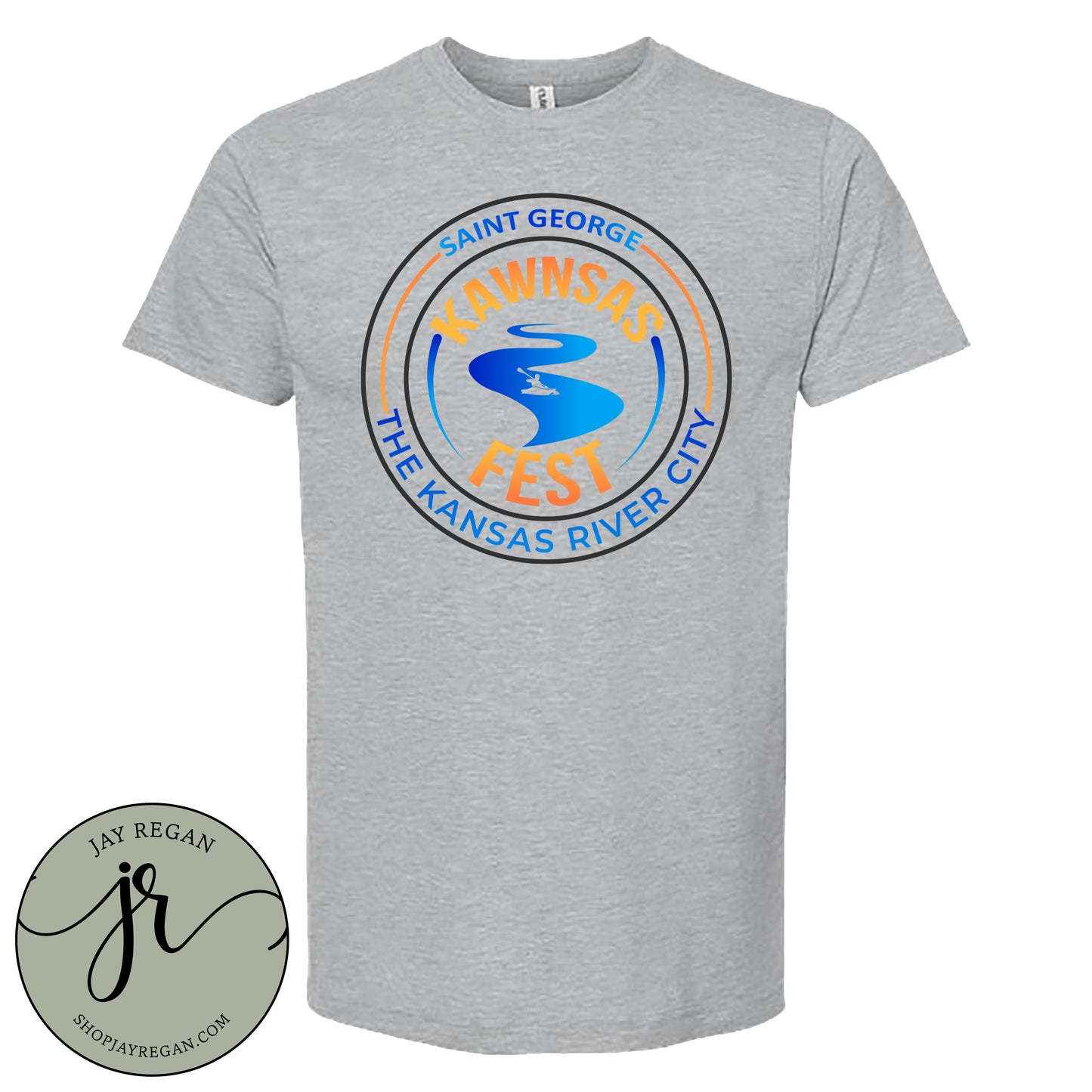 Kawnsas Fest 2025 - Heather Grey Tee