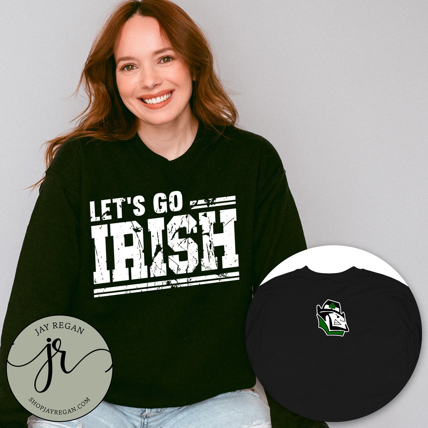 GILDAN Let's Go Irish Crewneck