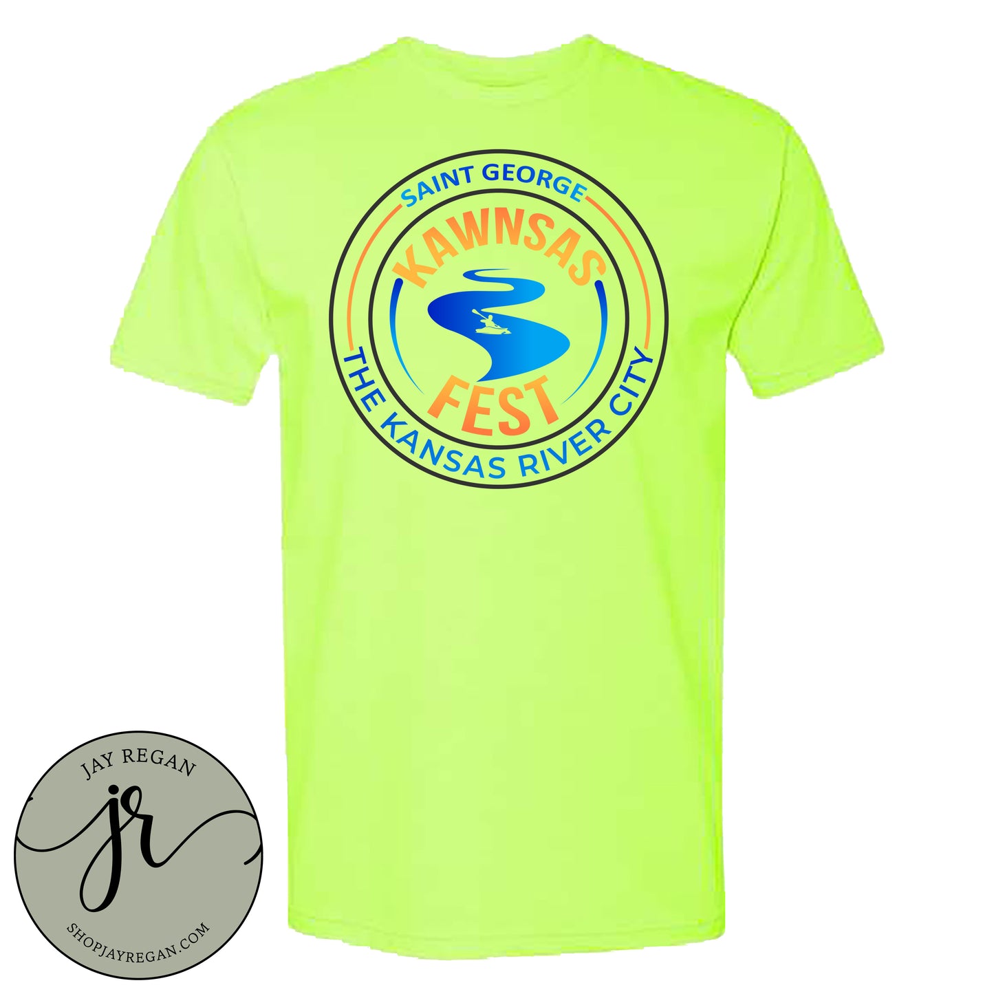 Kawnsas Fest 2025 - Neon Yellow Tee