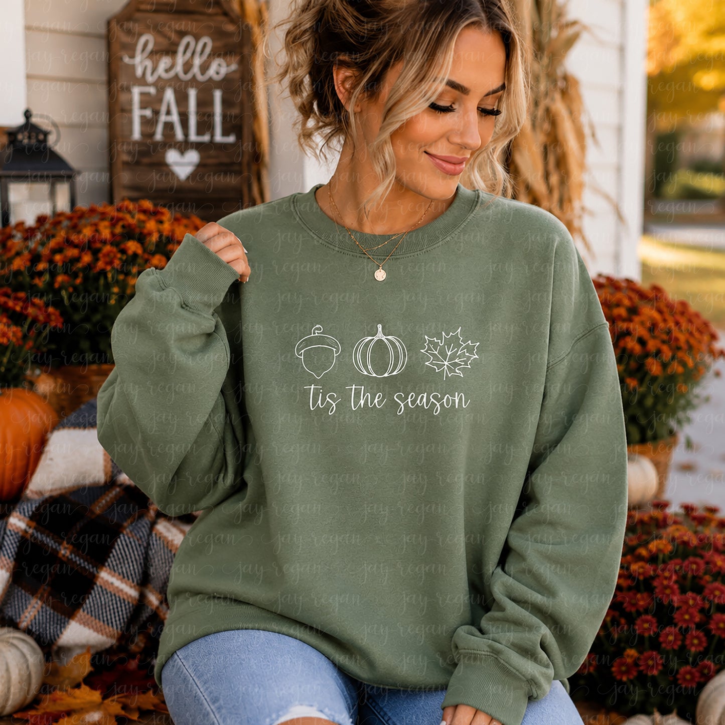 ’Tis the Season Embroidered Crewneck
