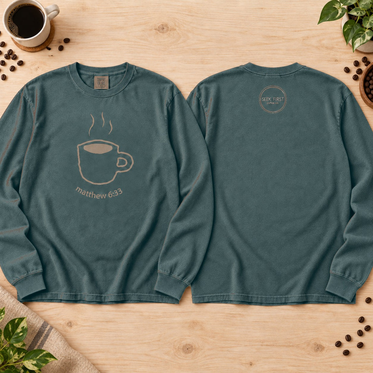 Matthew 6:33 Cup Crewneck