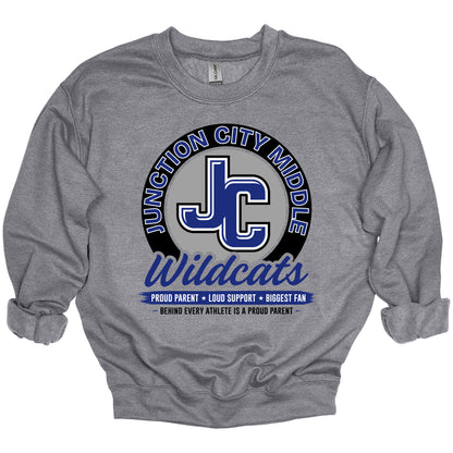 JC Wildcats Proud Parent — Crewneck (JCMS Fundraiser)