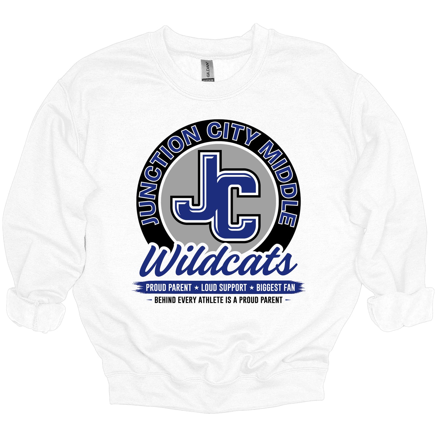 JC Wildcats Proud Parent — Crewneck (JCMS Fundraiser)