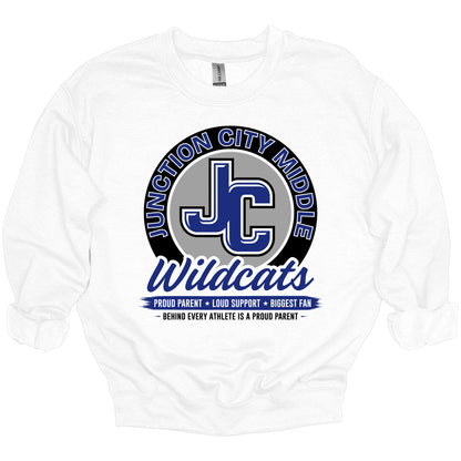 JC Wildcats Proud Parent — Crewneck (JCMS Fundraiser)