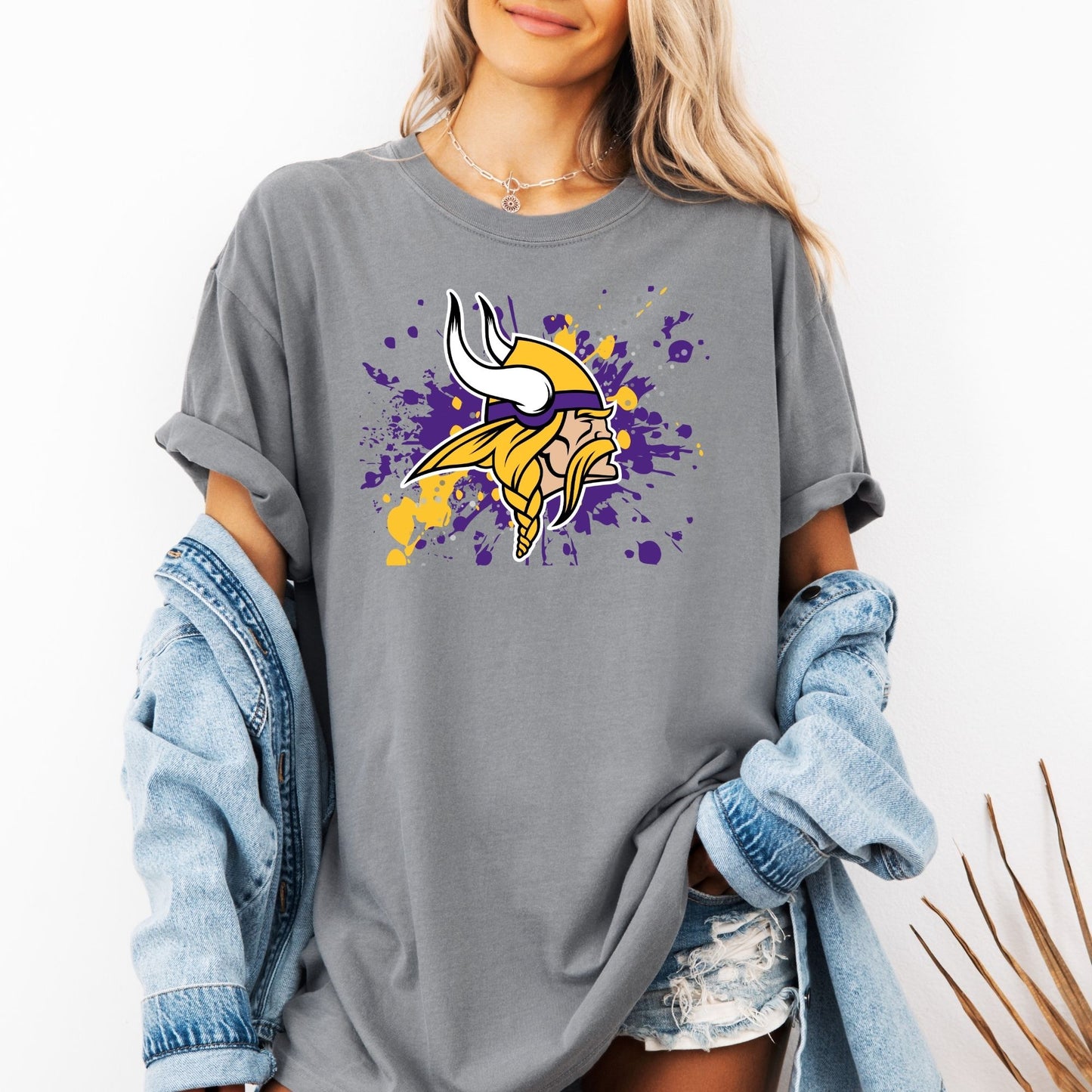 Vikings Paint Splatter