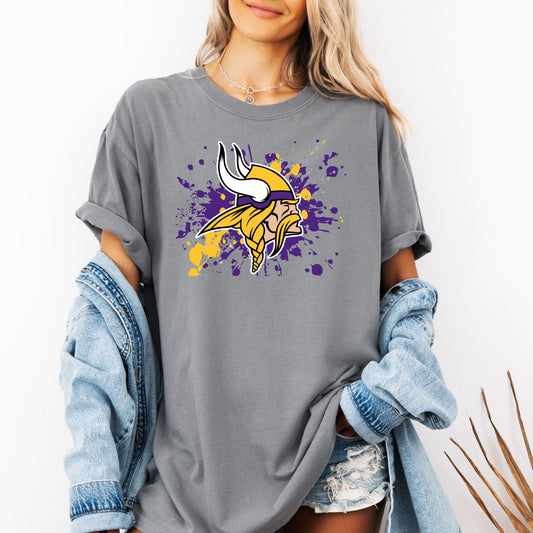 Vikings Paint Splatter