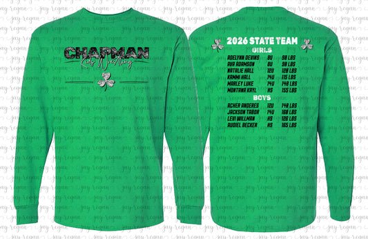 Chapman State Team LONG SLEEVE