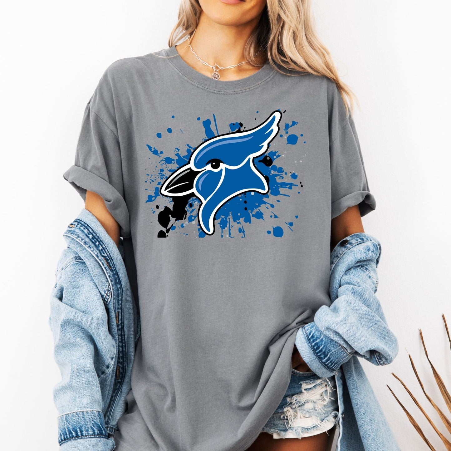 Blue Jays logo Splatter