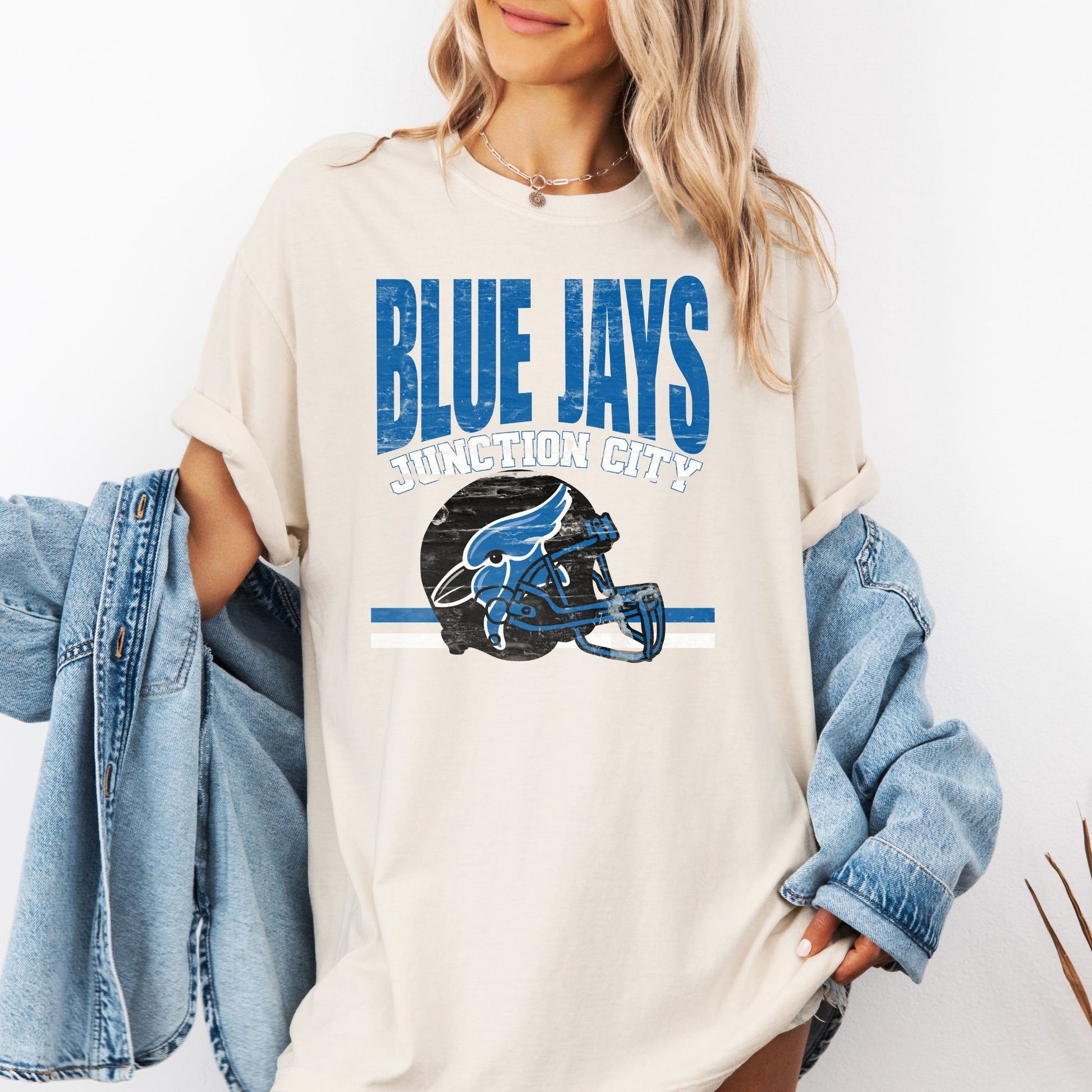 blue jay football helmet Toronto Jays Custom Concept Navy Blue Mini Speed SportsJewelryProShop point chinstrap Jesuit Nola Blue Jays HS