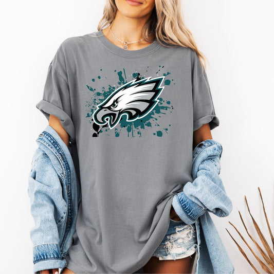 Philadelphia Eagles logo splatter