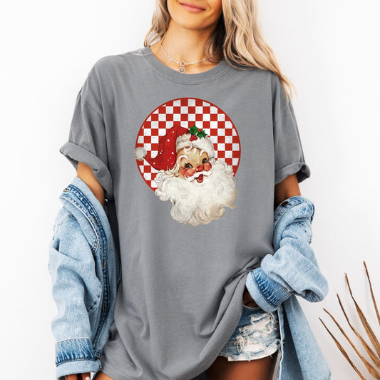 Santa checkered