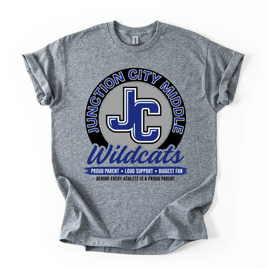 JC Wildcats Proud Parent — T-Shirt (JCMS Fundraiser)