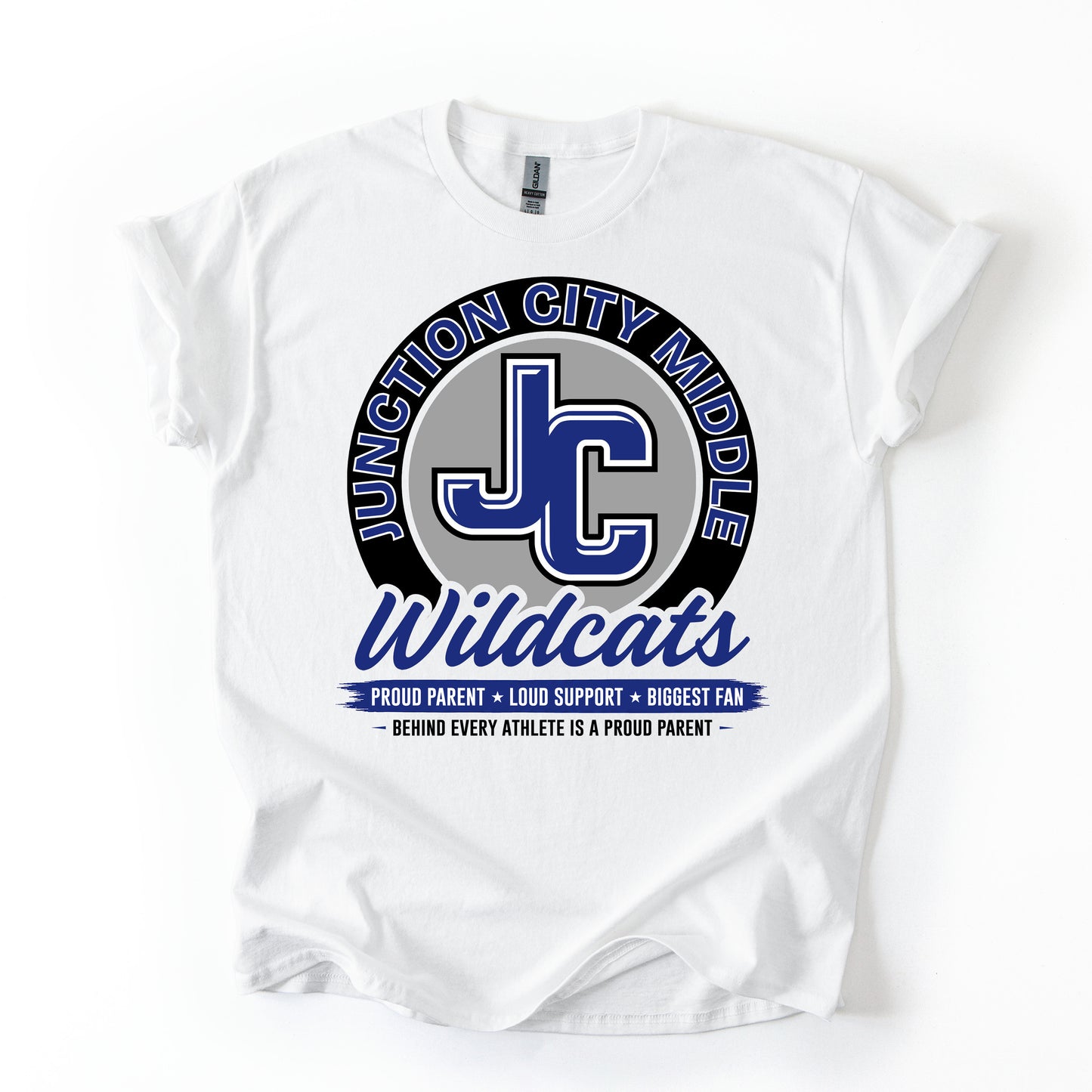 JC Wildcats Proud Parent — T-Shirt (JCMS Fundraiser)