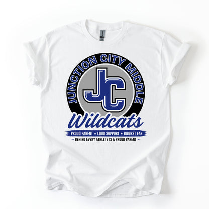 JC Wildcats Proud Parent — T-Shirt (JCMS Fundraiser)
