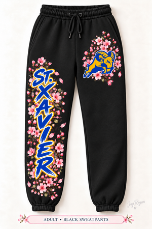 Cherry Blossom Script Leg