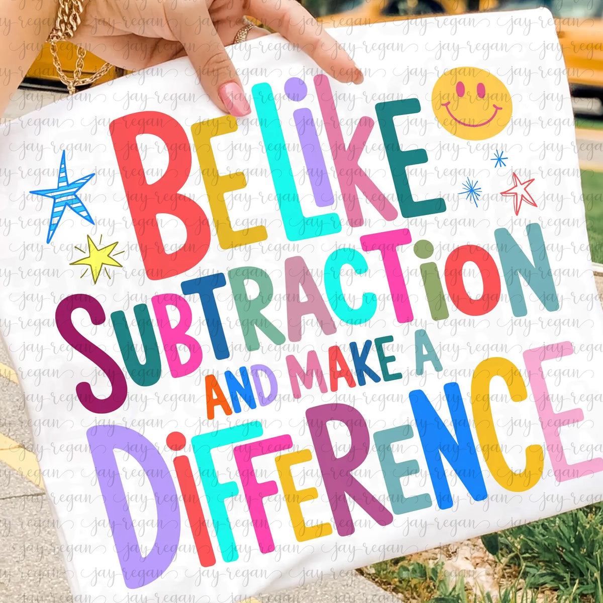 Be Like Subtraction - White
