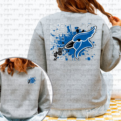 Blue Jays Paint Splatter