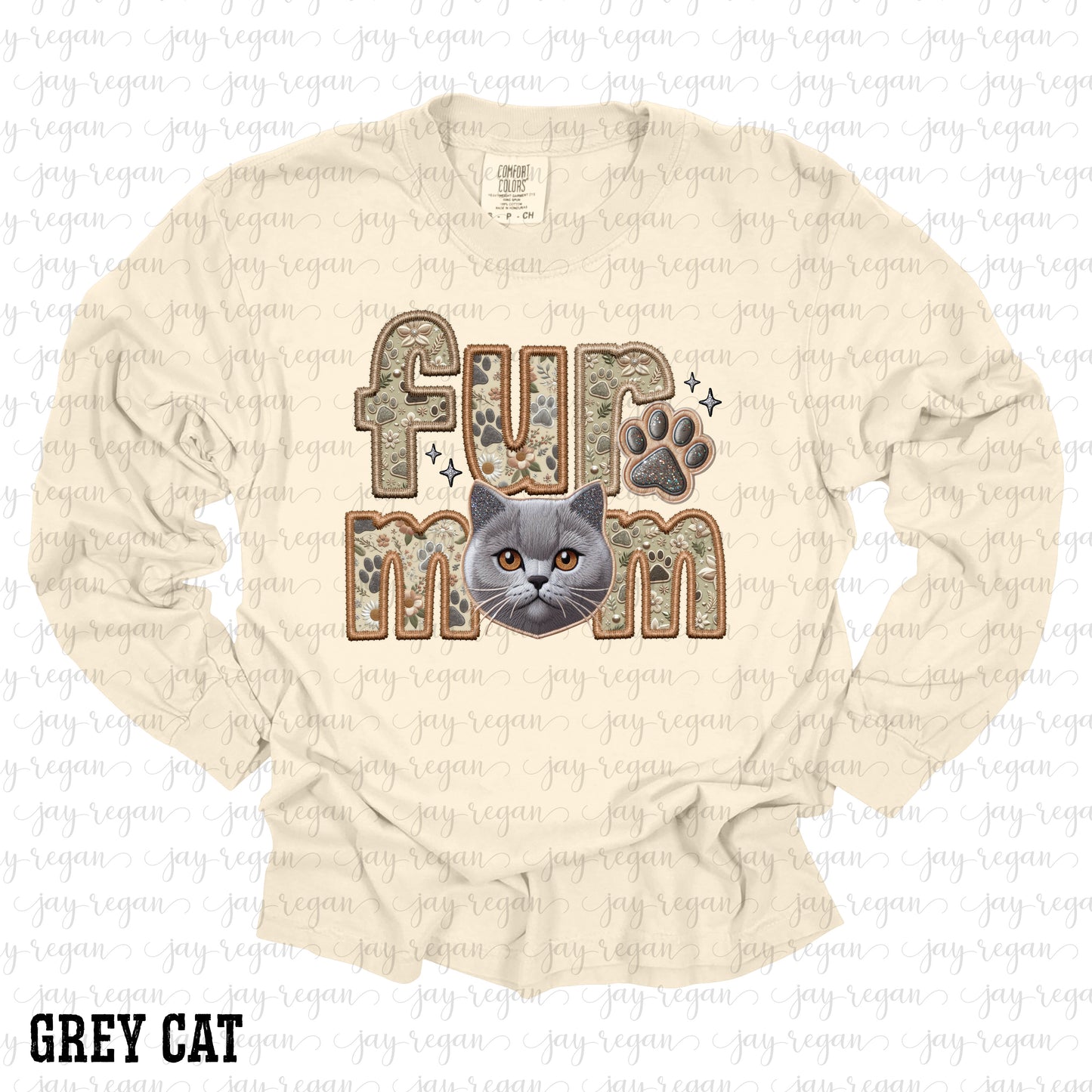 Fur Mom - Grey Cat