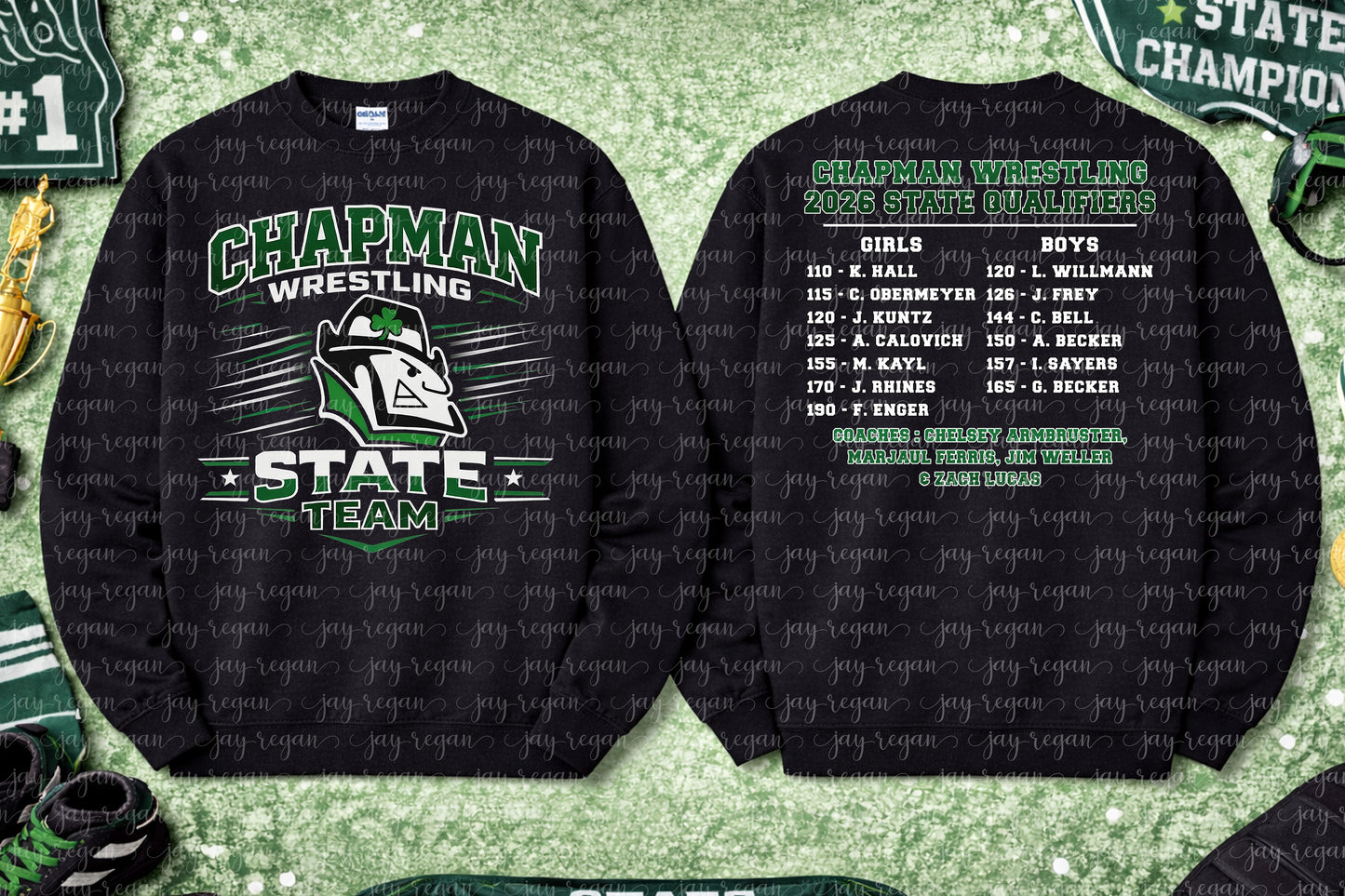ADULT Chapman State Team LONG SLEEVE