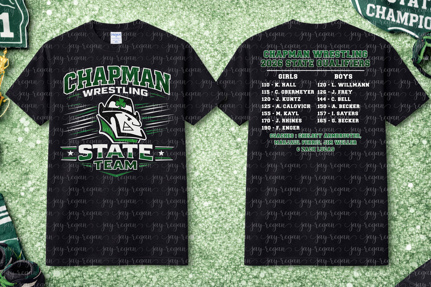 ADULT Chapman State Team T-SHIRT