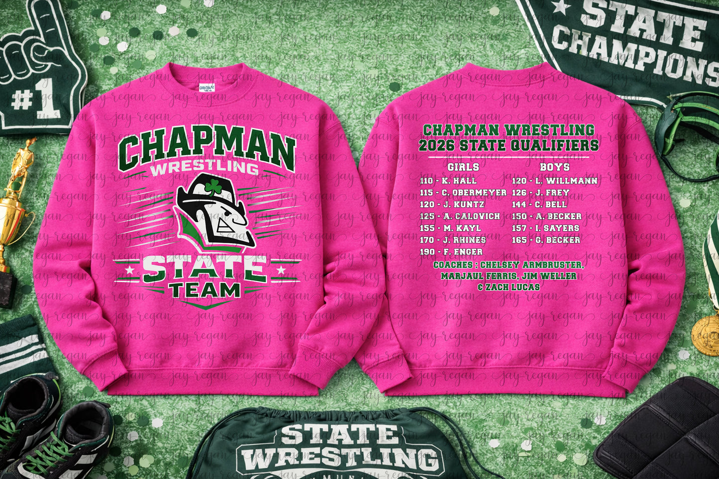 ADULT Chapman State Team CREWNECK