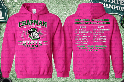 ADULT Chapman State Team HOODIE