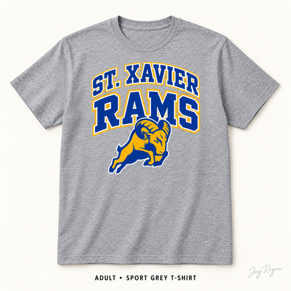 Classic Arch T-Shirt — Adult Sport Grey