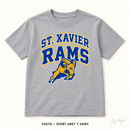 Classic Arch T-Shirt — Youth Sport Grey