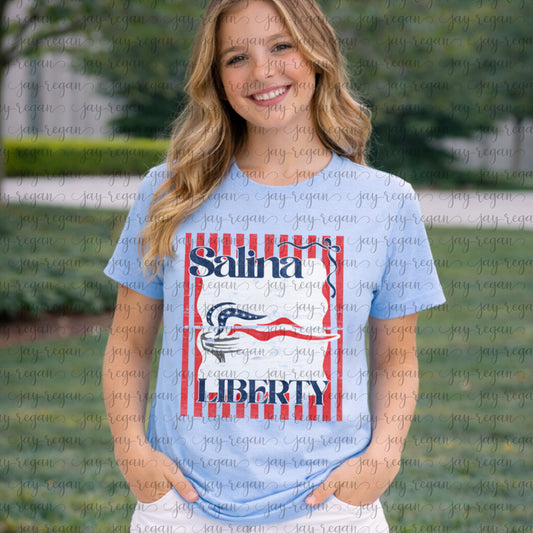 ADULT Distressed Stripes