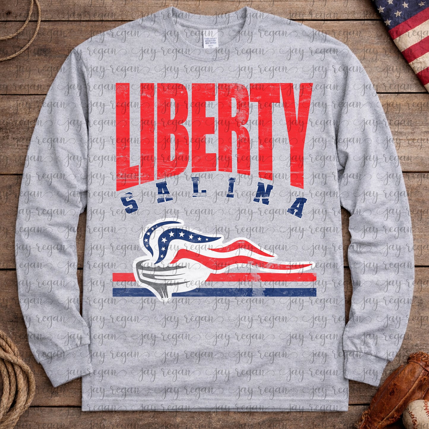 ADULT Distressed Varsity