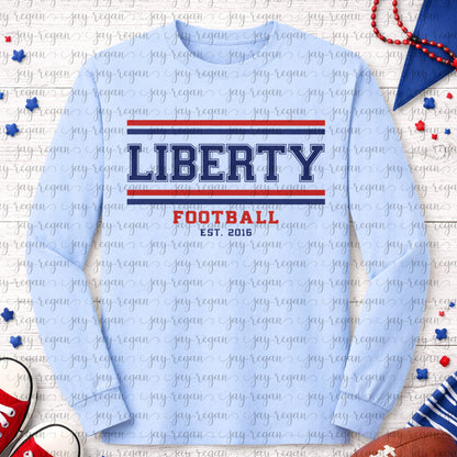 ADULT Liberty Football Stripes