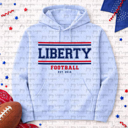 ADULT Liberty Football Stripes