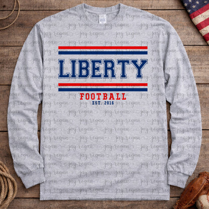 ADULT Liberty Football Stripes