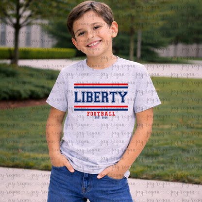 YOUTH/TODDLER Liberty Football Stripes