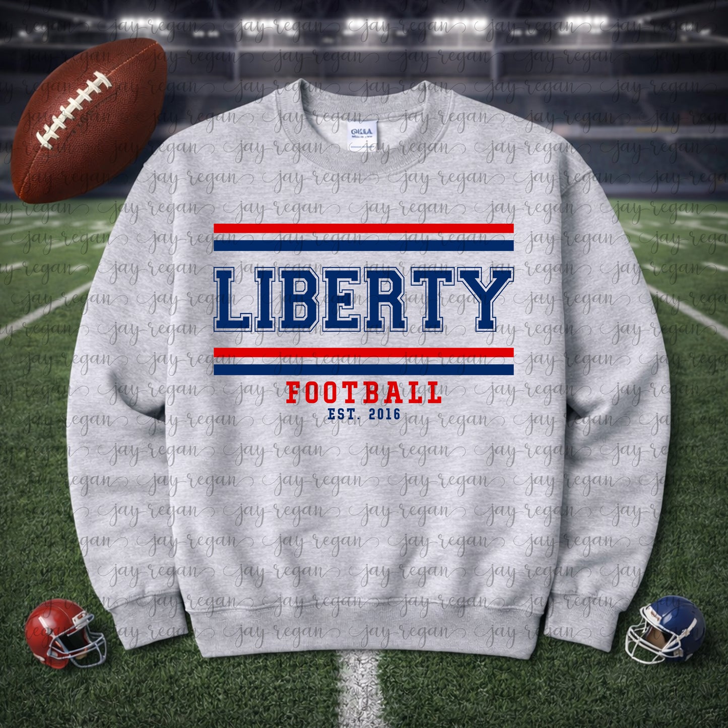 YOUTH/TODDLER Liberty Football Stripes