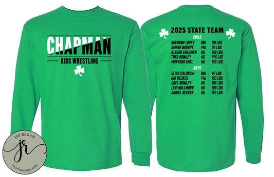 YOUTH Chapman Kids Wrestling Long Sleeve