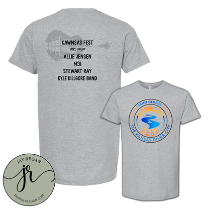 Kawnsas Fest 2025 - Heather Grey Tee