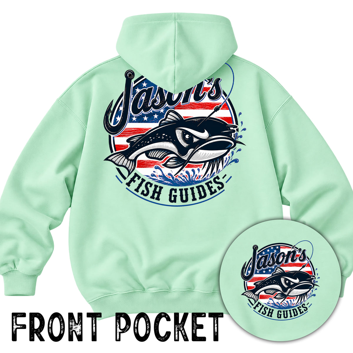 ADULT HOODIE Fish Guides