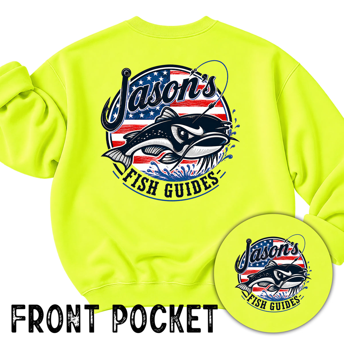 ADULT CREWNECK Fish Guides