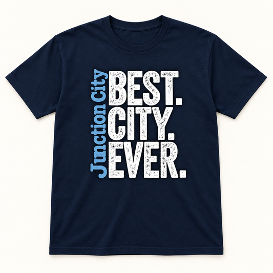 Junction City Best City Ever T-Shirt — Navy