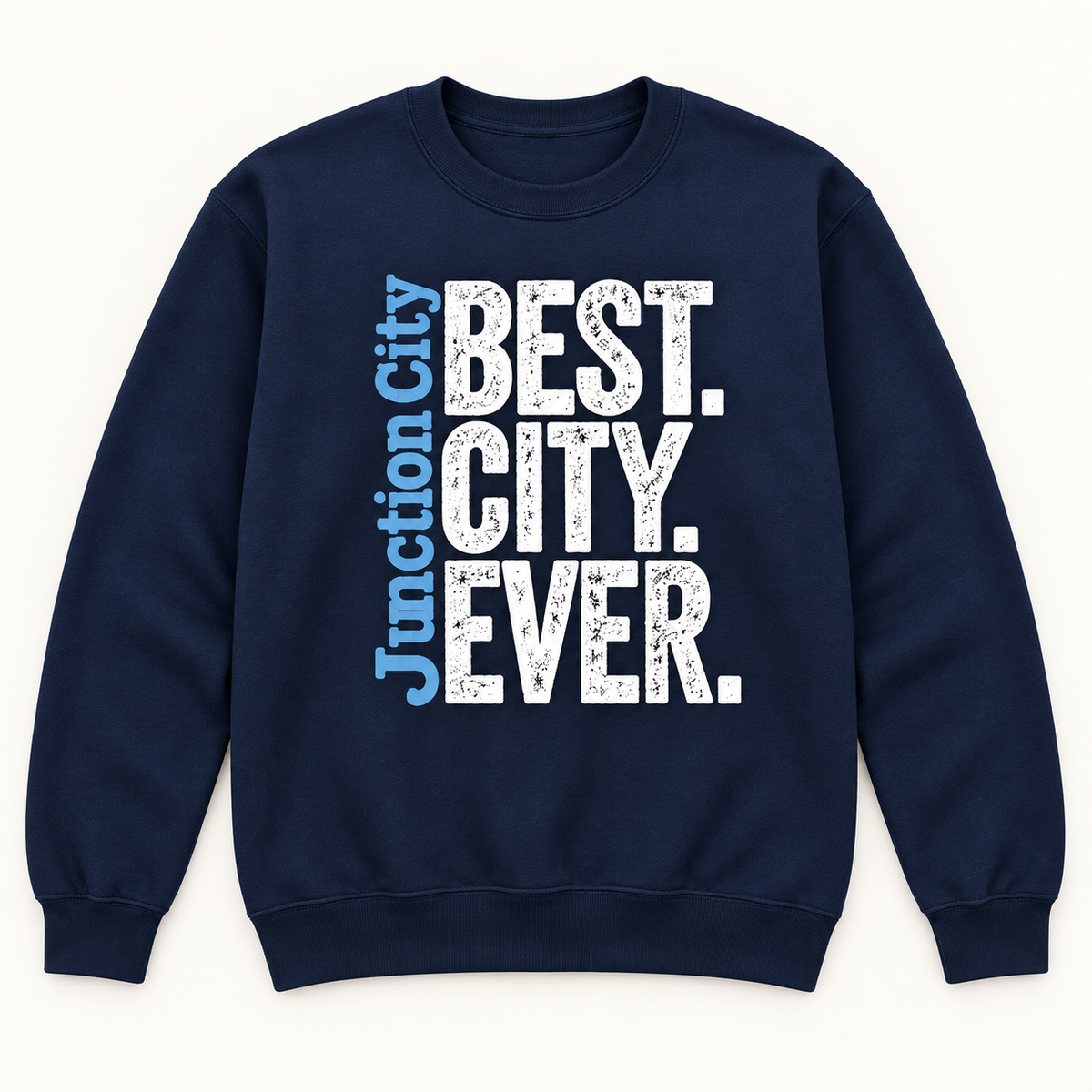 Junction City Best City Ever Crewneck — Navy